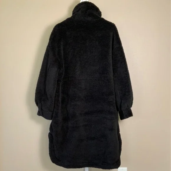 NWT Black Sherpa VARLEY Jones Coat - Picture 15 of 16